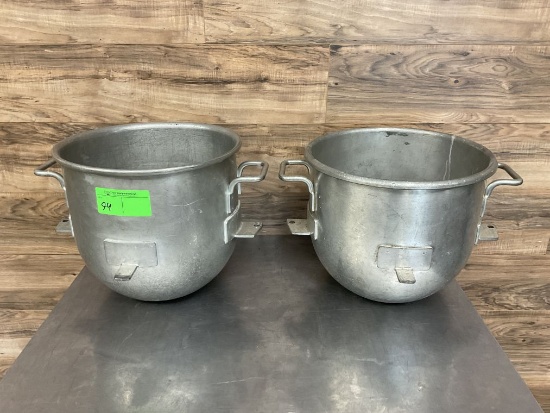 (2) Count 30qt Mixing Bowls