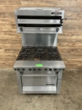 Garland 6 Burner Range with Salamander
