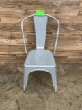 (6) Metal Chairs