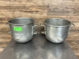 (2) Count 30qt Mixing Bowls