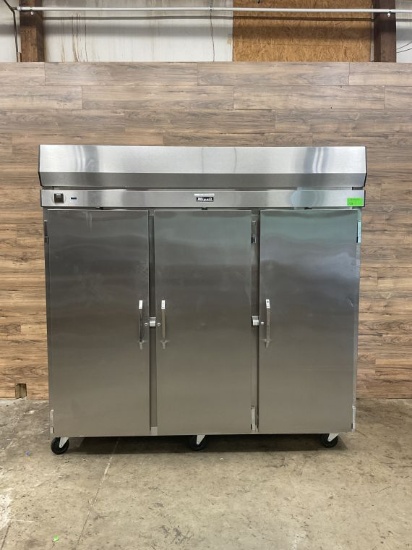 Migali 3-Door Stainless Steel Refrigerator
