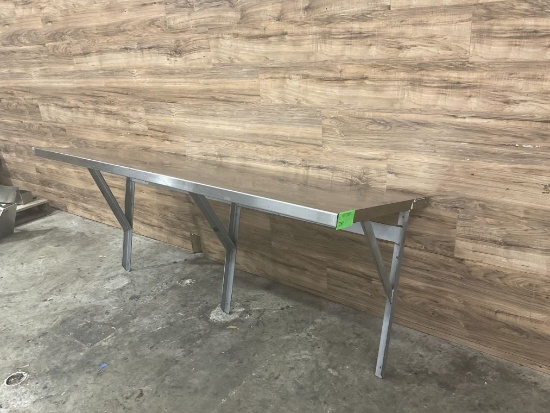 Wall-Mount Stainless Steel Table