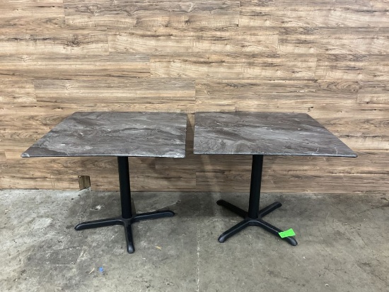 (2) Count Wooden Dining Tables