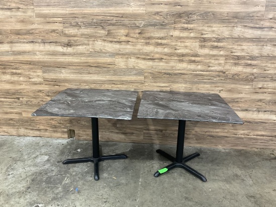 (2) Count Wooden Dining Tables
