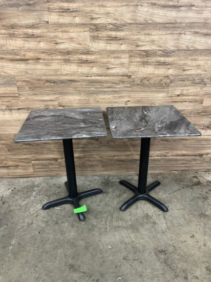 (2) Count Wooden Dining Tables