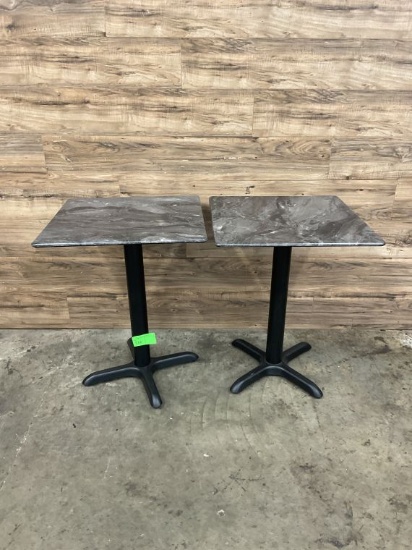 (2) Count Wooden Dining Tables