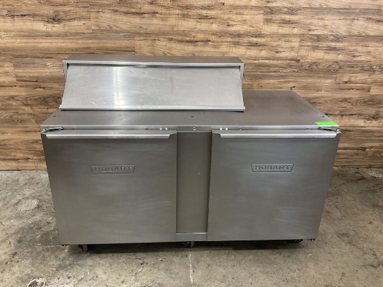Hobart 2-Door Sandwich Prep Cooler