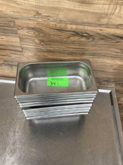 (13) Count Drop-In Food Pans