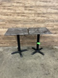 (2) Count Wooden Dining Tables