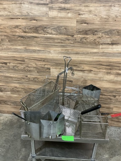 Lot Assortment of Fry Baskets