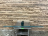 Lot of Green Epoxy Coated Wall Brackets & Poles