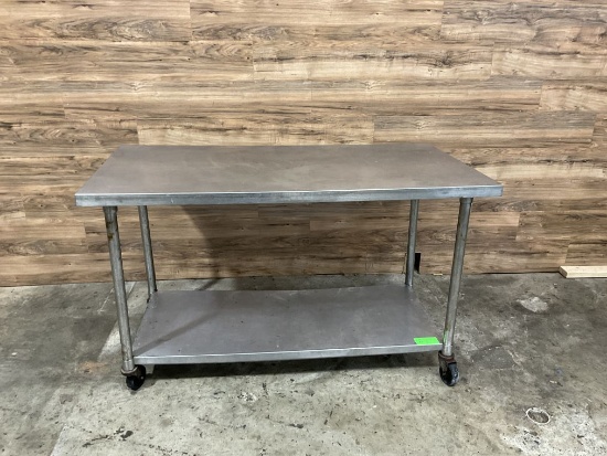 Stainless Steel Table with Undershelf