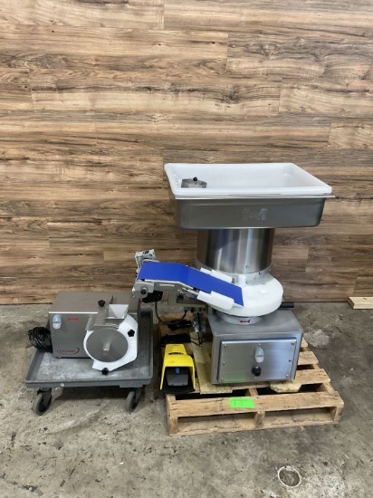 Gesame MH-100 A Patty Machine & Gesame MBM-MH Automatic Meat Baller Machine