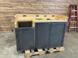 Wooden Receptacle Trash Can