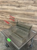 (3) Count Large Fry Baskets