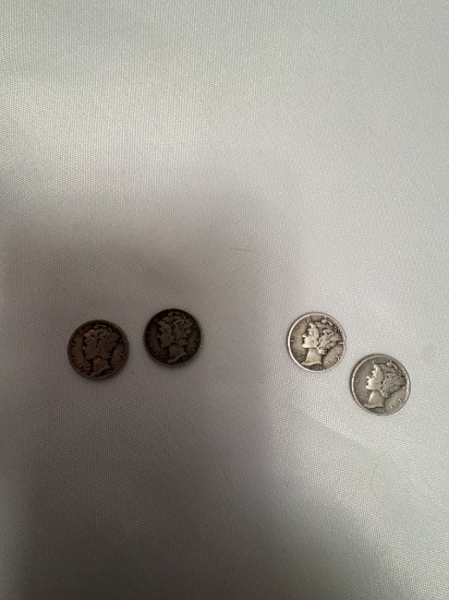 Silver Mercury Dimes