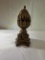 Classical Pinecone Finial with Ornate Scroll Base