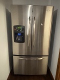 Maytag Stainless Steel French Door Refrigerator with Freezer Drawer and Integrated Dispenser