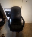 Executive-Style High-Back Faux Leather Office Chair