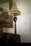 Vintage Decorative Table Lamp with Urn Base and Bell Shade