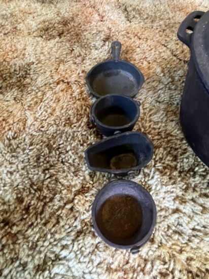 4 Cast Iron Pieces