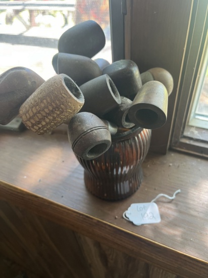 Jar of Old Smoke Pipes