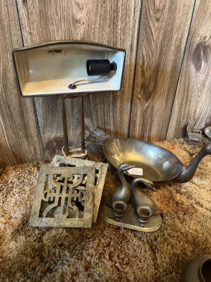 4 Brass Items