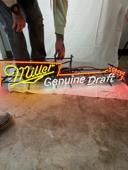 Miller Genuine Draft Neon Sign