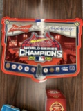 St. Louis Cardinals 2006 World Series Champion Budweiser/ Bud Light Metal Sign