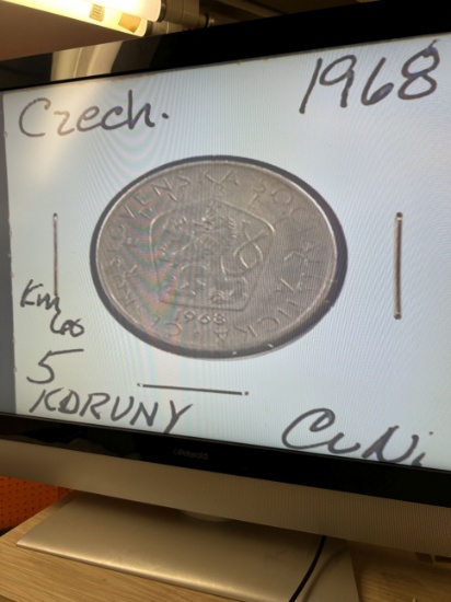 1968 Czech-5 Koruny