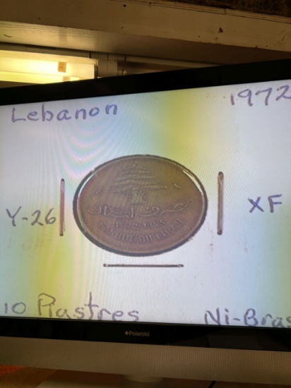 1972 Lebanon-10 Piastres