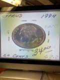 1994 Cyprus-20 Cents