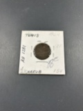 1864 Tunisia- 1/2 Kharub