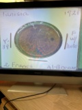 1921 Tunisia- 2 Francs