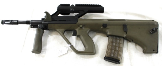 Steyr AUG A3M1 5.56 NATO Rifle w/3x Scope, Brass Catcher, and More