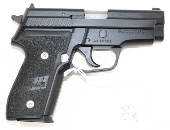 Sig Sauer P229 .40 S&W Pistol w/.357 Sig Barrel, Lots of Mags, and Original Case