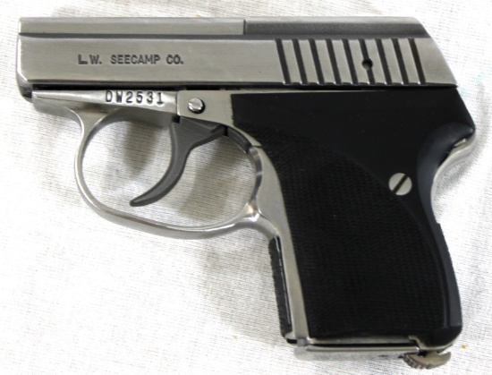 L. W. Seecamp LWS 380 .380 ACP Pistol w/Holster, Spare Mag, and Original Box