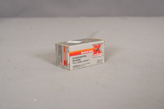 22 Winchester Magnum Full Metal Jacket Bullets