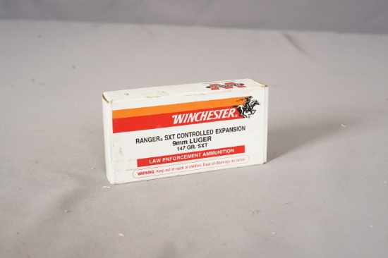 Winchester Ranger 9mm Luger 147 Gr SXT Bullets