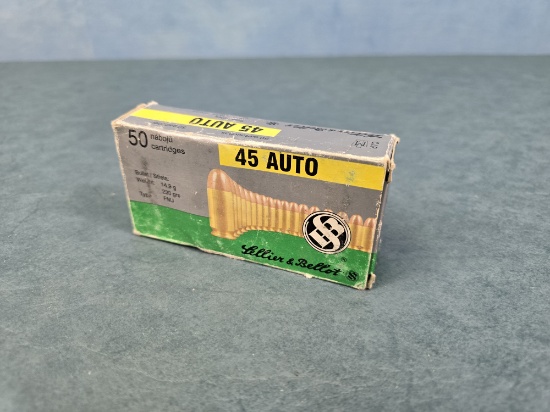Sellier & Bellot 45 Auto 230 Gr Bullets