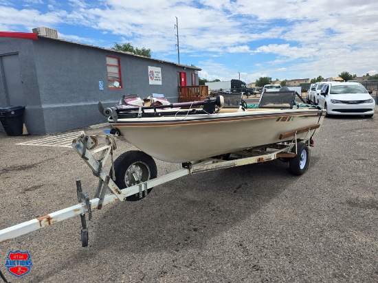 1983 Ozark 16' Boat W/ Trailer