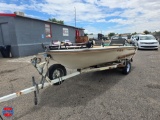 1983 Ozark 16' Boat W/ Trailer