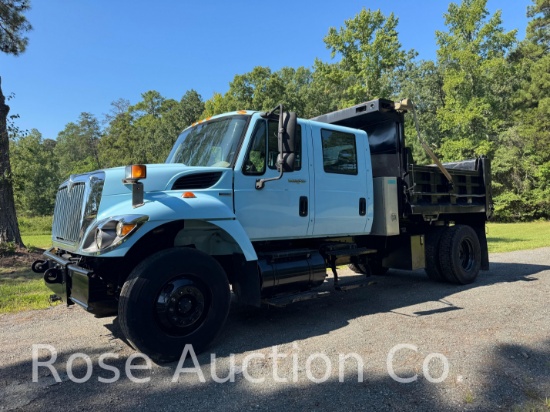 2009 International 7400 Crew Cab Dump Truck (New Kent, VA)