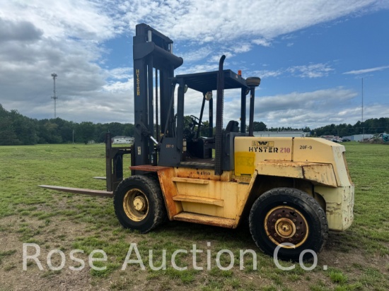 1993 Hyster H210XL Fork Lift 22,700 lift capacity (Saluda, VA)