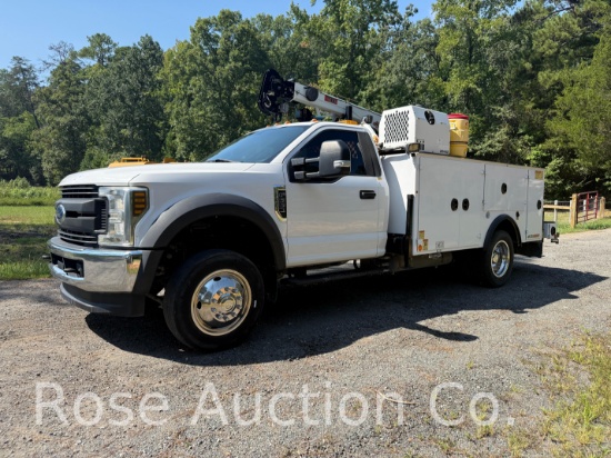 2019 Ford F550 4X4 Mechanics Truck IMT 11ft body 7,500 Crane (New Kent, VA)