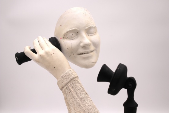 Austin Productions “Party Line” Sculpture by John Cutrone-Signed "Cultrone" on the back