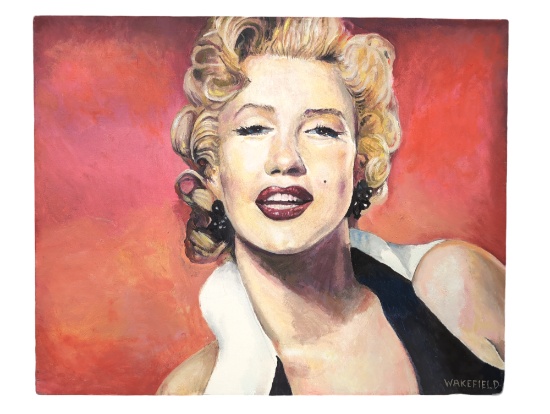 "Marylin Monroe" Oil on Canvas painting by Kevin Wakefield