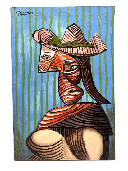 "Bust of a woman" after Pablo Picasso
