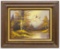 J. Aulaire, Oil Painting, 1979, Winter Scene