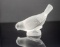 Lalique Crystal Frosted Sparrow